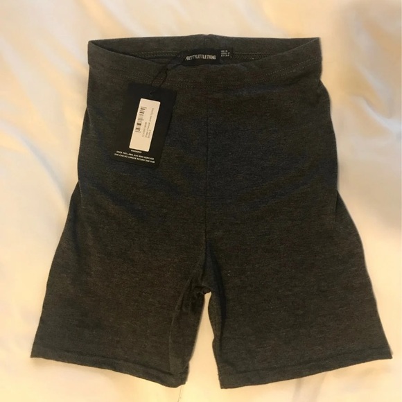 NEW Charcoal Cycling Shorts by PrettyLittleThing - Picture 8 of 8